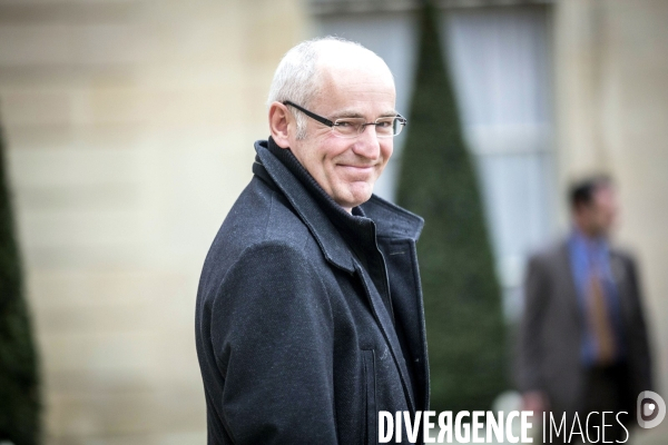 Sortie du Conseil des ministres