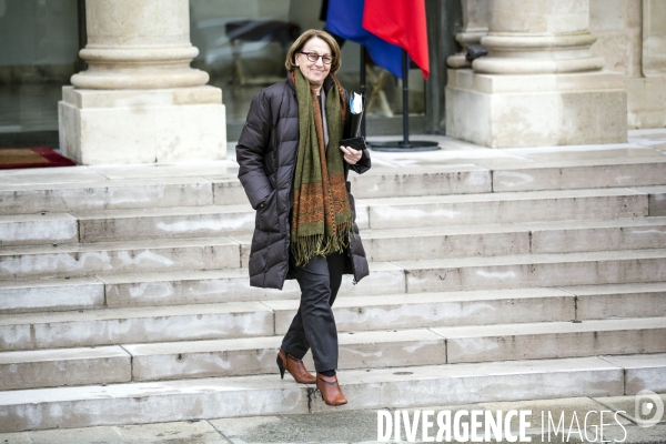 Sortie du Conseil des ministres