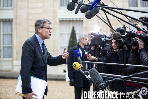 Sortie du Conseil des ministres