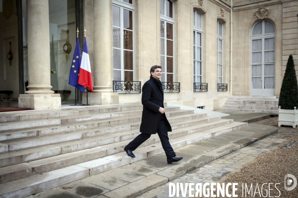 Sortie du Conseil des ministres