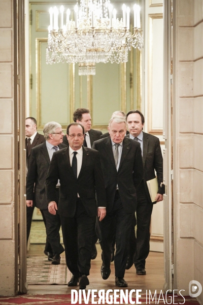 François Hollande: voeux au monde du travail