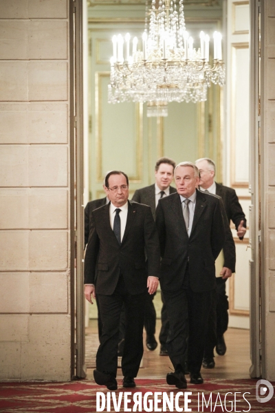François Hollande: voeux au monde du travail