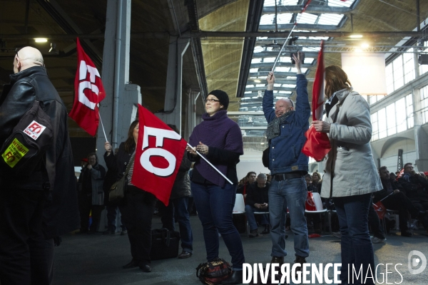 Force ouvriere meeting anti austerite