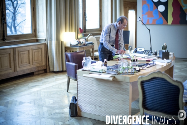 Bertrand Delanoë , maire de Paris