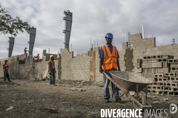 Le parc industriel de caracol, dans la region nord-est d haiti.