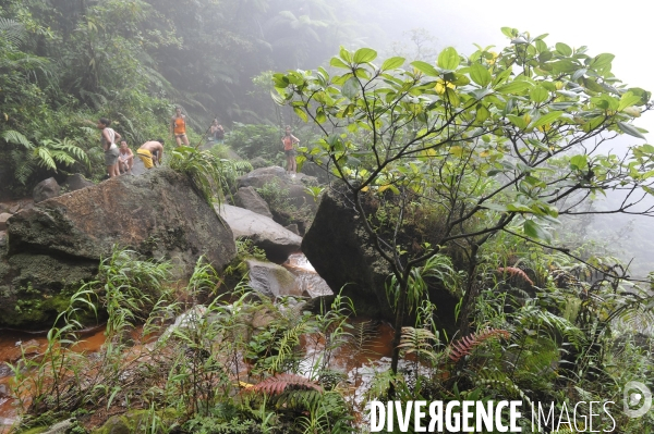 Randonnée au volcan de la Soufrière, Guadeloupe