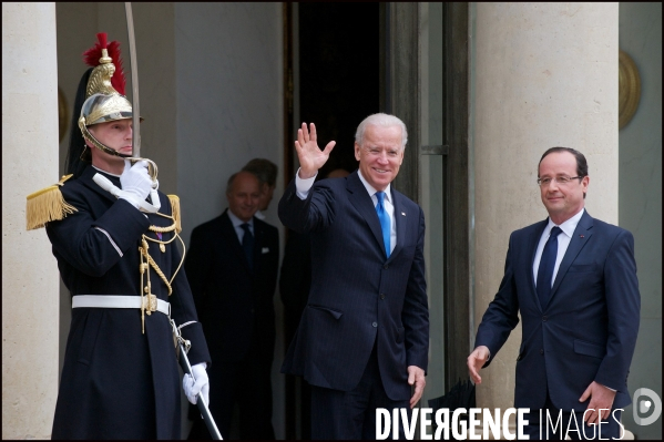 François Hollande reçoit Joe Biden