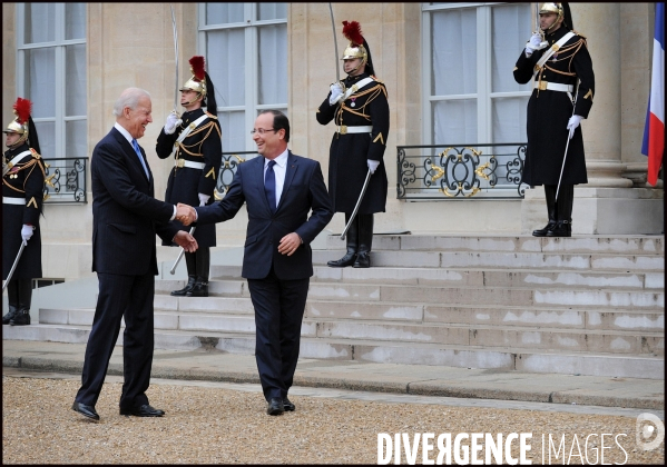 François Hollande reçoit Joe Biden