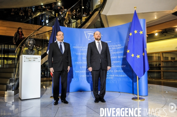 Francois Hollande au Parlement Européen