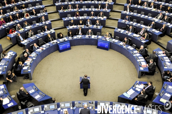 Francois Hollande au Parlement Européen