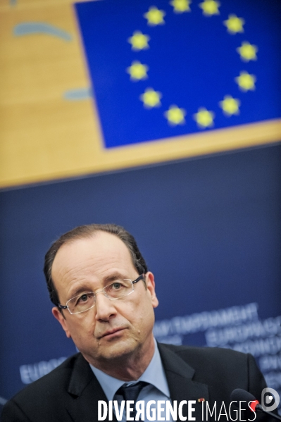 Francois Hollande au Parlement Européen