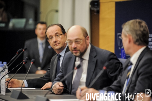 Francois Hollande au Parlement Européen