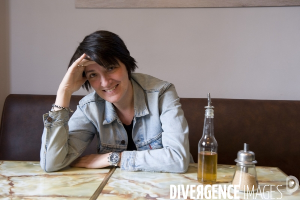 Portrait de la philosophe et ecrivaine Beatriz Preciado