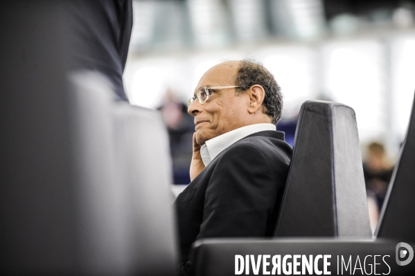 Moncef Marzouki au Parlement Européen