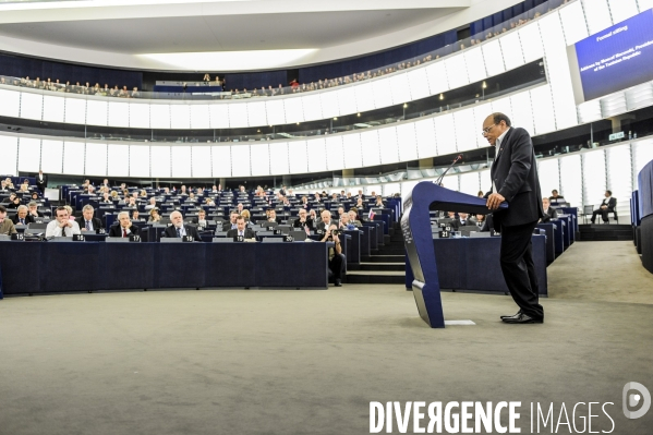 Moncef Marzouki au Parlement Européen