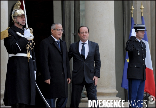 François Hollande reçoit Ali Zeidan