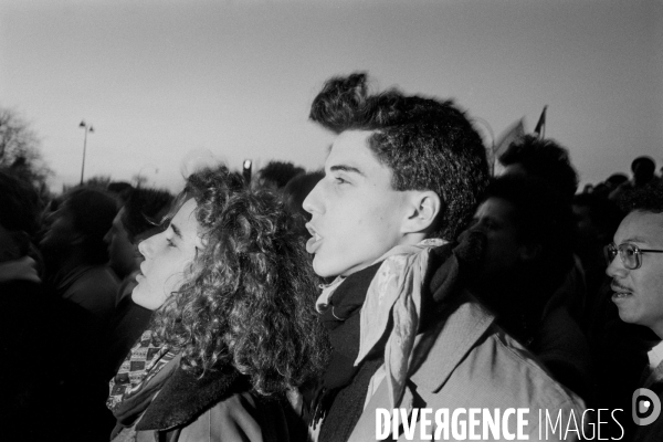 Mouvement étudiant contre la loi Devaquet en 1986