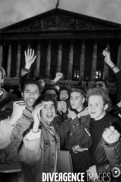 Mouvement étudiant contre la loi Devaquet en 1986