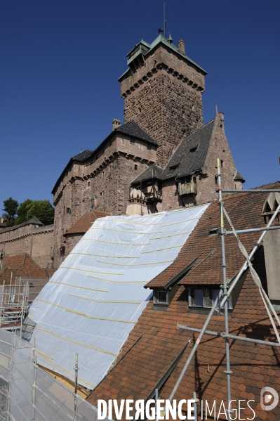 Rénovation au château du Haut-Koenigsbourg