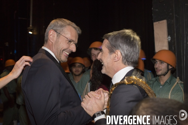 38 eme ceremonie de remise des cesar du cinema au theatre du chatelet.