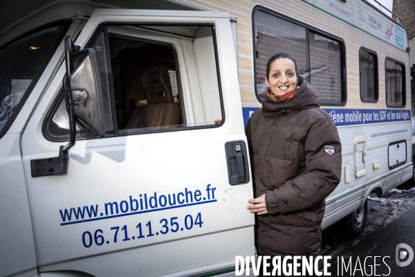 Ranzika Faïd présidente de l association MOBIL douche