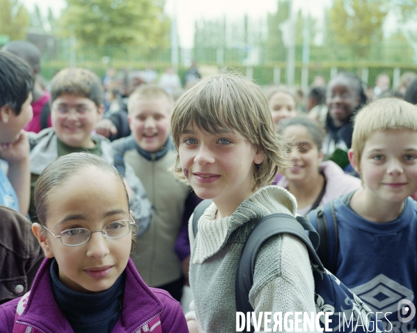 College Gerard Philippe, Zep, Aulnay-sous-Bois (Seine-Saint-Denis).