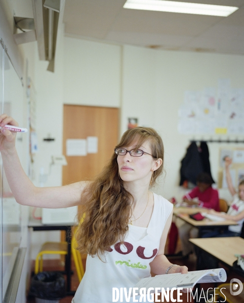 College Gerard Philippe, Zep, Aulnay-sous-Bois (Seine-Saint-Denis).