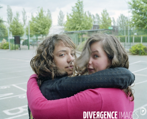 College Gerard Philippe, Zep, Aulnay-sous-Bois (Seine-Saint-Denis).