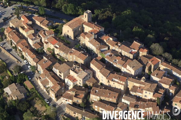 Vue aérienne du golfe de Saint Tropez