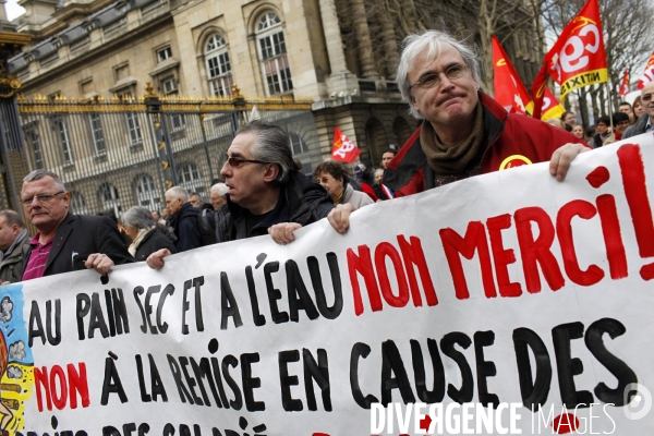 Manifestation contre l accord de  Sécurisation de l Emploi  à l appel de la CGT et de FO