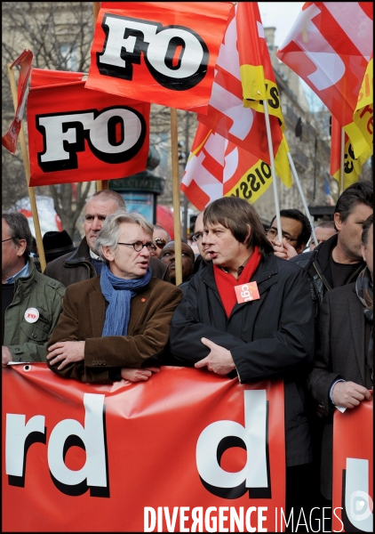 Manifestation contre l accord sur la sécurisation de l emploi