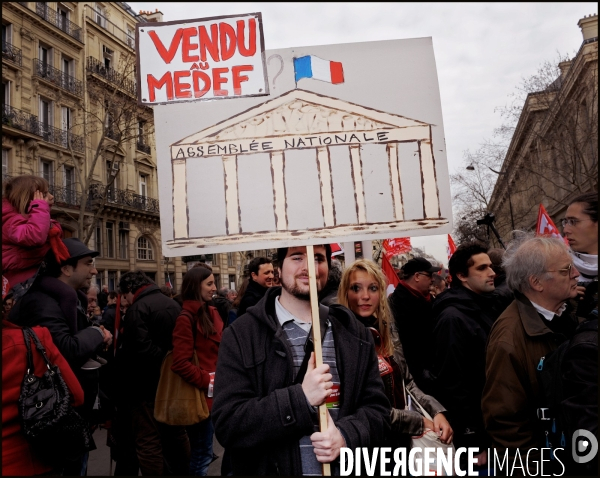 Manifestation contre l accord sur la sécurisation de l emploi