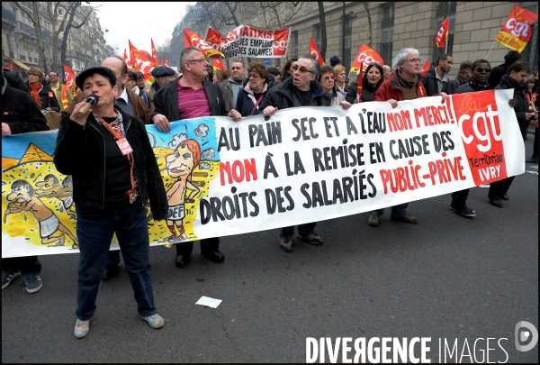 Manifestation contre l accord sur la sécurisation de l emploi