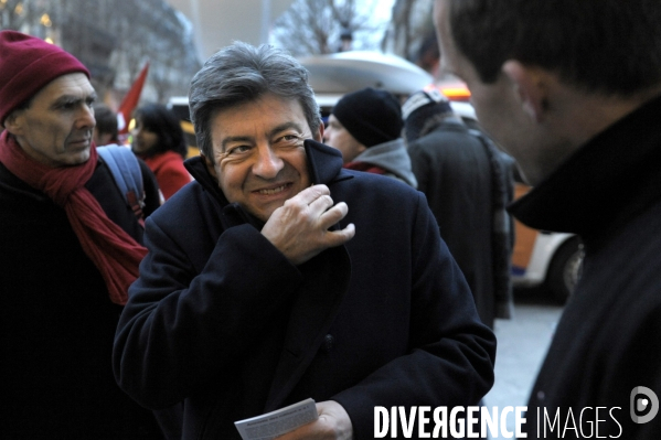 Jean-Luc MELENCHON pour une loi d amnistie  pour les syndicalistes.