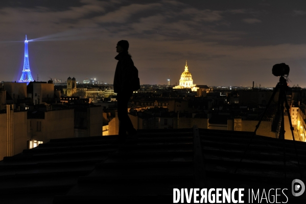 Toiturophilie à Paris, exploration urbaine interdite et nocturne des toits