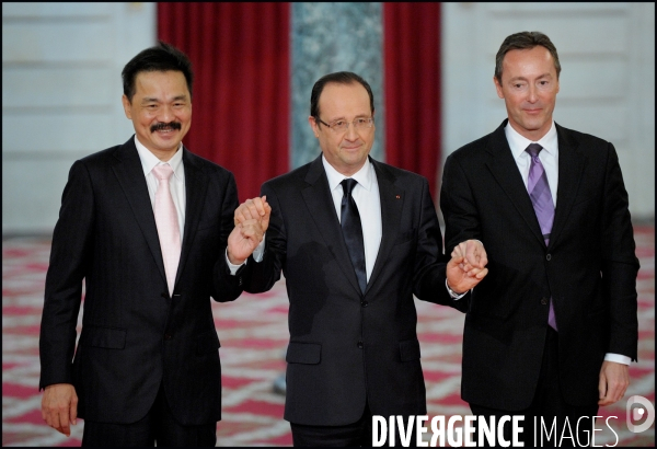 Signature du contrat entre Airbus et la compagnie indonesienne Lion Air