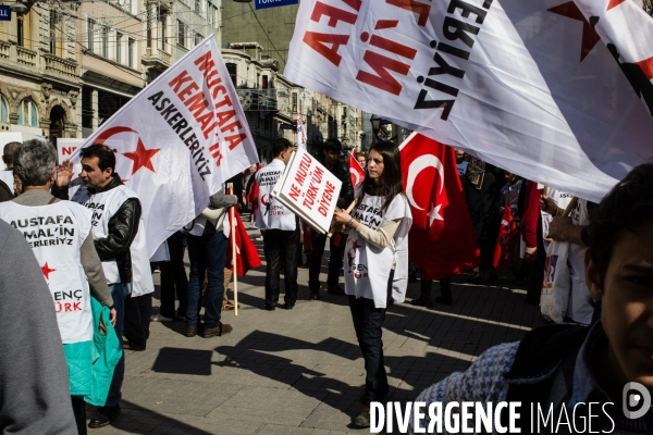 Manifestation kémaliste, Istanbul