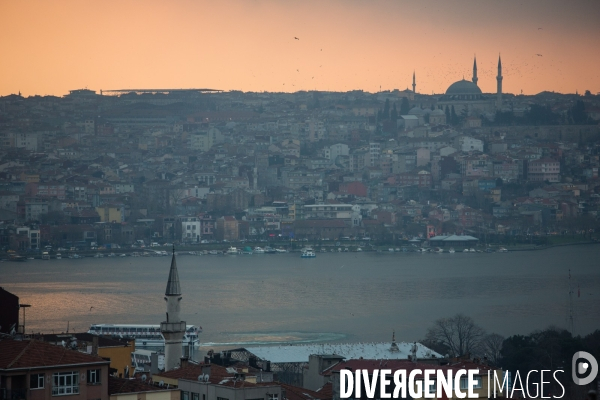 Illustration: paysages urbains, Istanbul