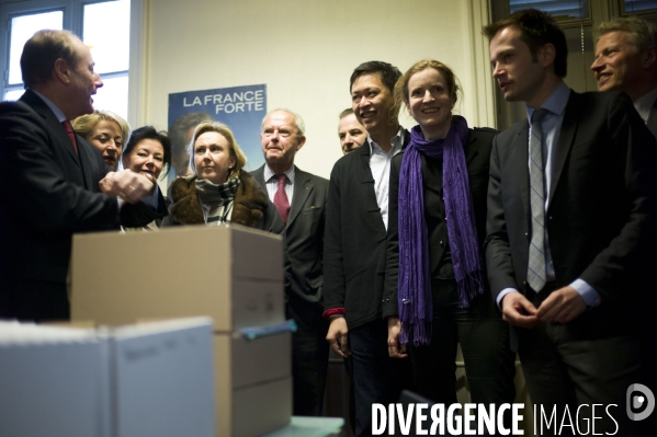 Parrainages des candidats UMP a la mairie de Paris.