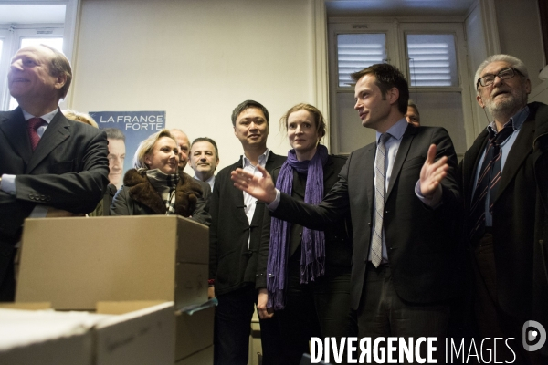 Parrainages des candidats UMP a la mairie de Paris.