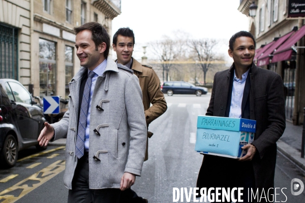 Parrainages des candidats UMP a la mairie de Paris.