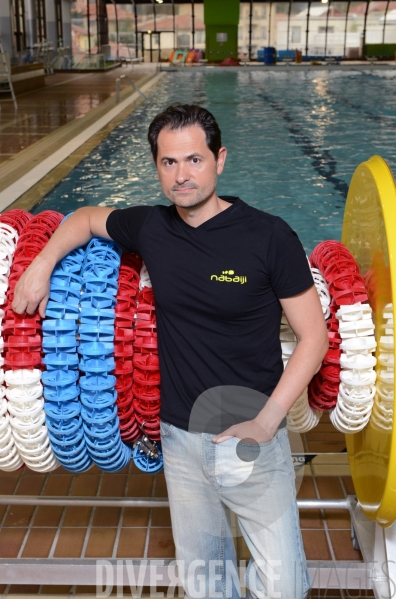 Portrait de Fabrice Pellerin, entraîneur de l Olympique Nice Natation