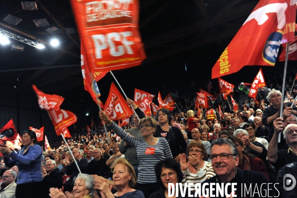 Meeting du front de gauche a martigues