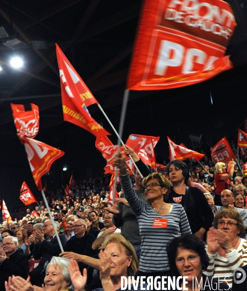Meeting du front de gauche a martigues