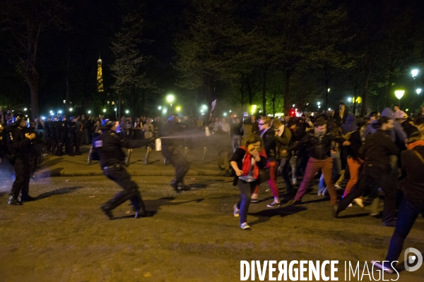Manifestation contre le mariage pour tous.