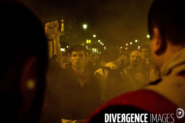 Manifestation contre le mariage pour tous.