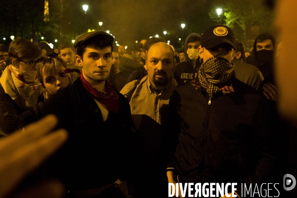Manifestation contre le mariage pour tous.