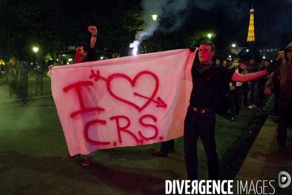 Manifestation contre le mariage pour tous.