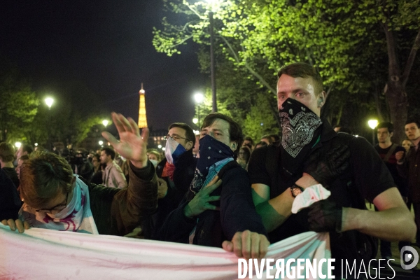 Manifestation contre le mariage pour tous.