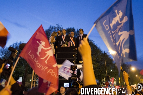 Manifestation contre le mariage pour tous.